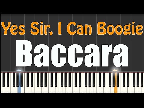 Yes Sir, I Can Boogie - Baccara - Piano Tutorial