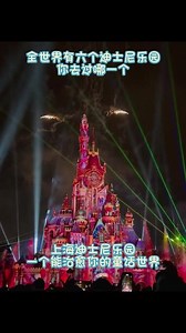 全世界有6个迪斯尼，你去过哪个。#上海迪士尼 #旅行推荐官 #迪士尼烟花 #旅行大玩家 #高考结束去哪里玩