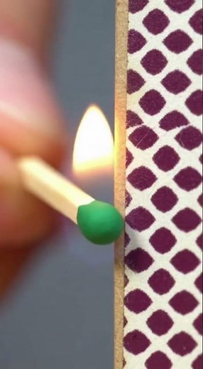 Rapid montage of different match strikes #matchfire #fire #burning