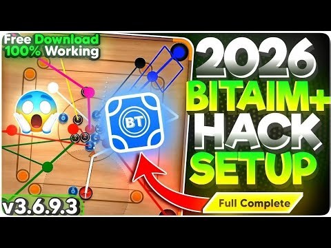 🔥2026 Bitaim Free Aim Hack - Carrom Pool New Update | 100% Working, All Devices (Free Download)