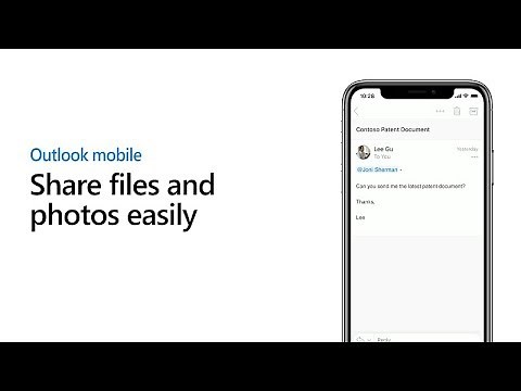 Easily share files, photos, & images from your online storage - Outlook for mobile