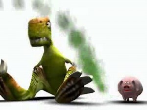 Dino vs Pig Fart Part