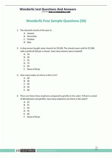 Latest PIMA Wonderlic Test with Accurate Answers1586 video