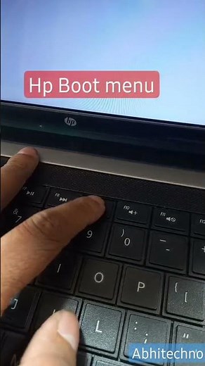 Hp boot menu key