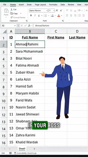 Excel Magical Formula TextSplit -Excel Tips #exceltips