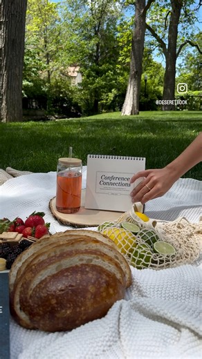 3.4K views | Stay connected to the spirit of general conference all year round with Conference Connections! ✨Our standing book features quotes and messages from the April 2024 conference, perfect for daily inspiration and reflection. | Deseret Book | Facebook