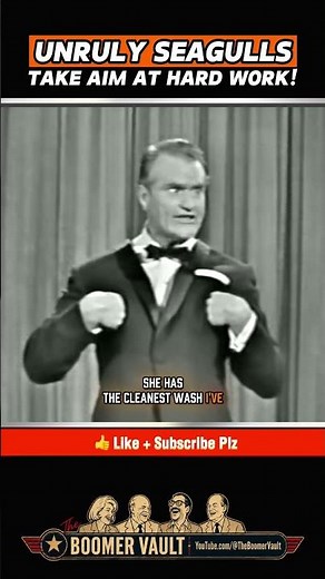 Red Skelton’s Seagulls Bomb the Laundry 😂🐦 #RedSkelton #Shorts