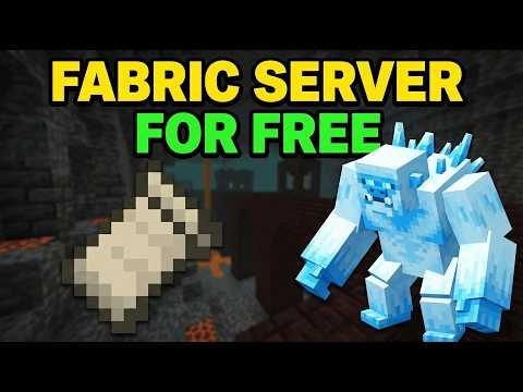 How to Make a Free Fabric Server in Minecraft (MODDED)