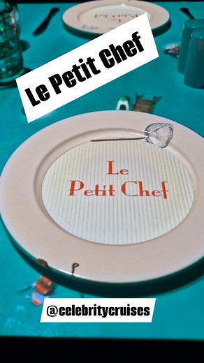 ✨ A dining experience like no other! 🍽️ Watch Le Petit Chef come to life aboard Celebrity Cruises — where your meal is a masterpiece of art, flavor, and imagination. 🎨👨‍🍳 Celebrity Cruises #LePetitChef #CelebrityCruises #FoodieAdventure #CruiseDining | Travelling with the BCs