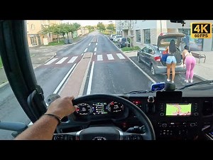 12 HOURS TRUCK DRIVING IN EUROPE (4K 60p) ASMR POV DRIVING