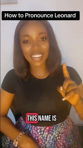 How to Pronounce Leonard #english #pronunciation #languagelearning #ielts #speaker #names #learn