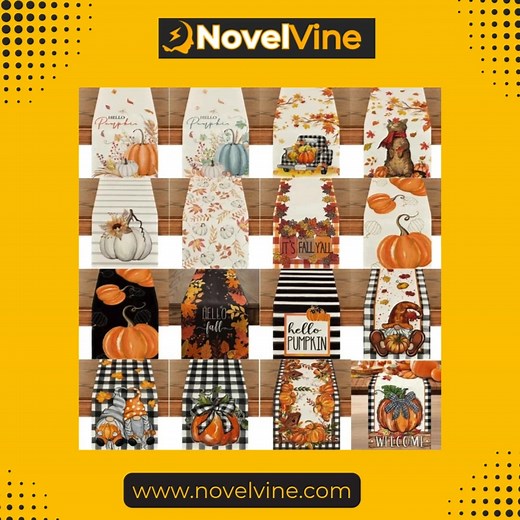 Set the perfect table this Fall! Our Autumn Thanksgiving Table Runner brings rustic charm with its buffalo plaid and pumpkin details. Ideal for cozy gatherings! https://novelvine.com/products/autumn-thanksgiving-table-runner-linen-buffalo-plaid-pumpkins-mushrooms-dining-table-decoration-indoor-outdoor-tablecloth #thanksgivingdecor #falltablesetup #autumnvibes #homedecor #tablerunner #SeasonalStyle #CozyHomeVibes | Novelvine