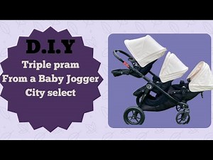 How to Turn your Baby Jogger City Select Stroller into a Triple!