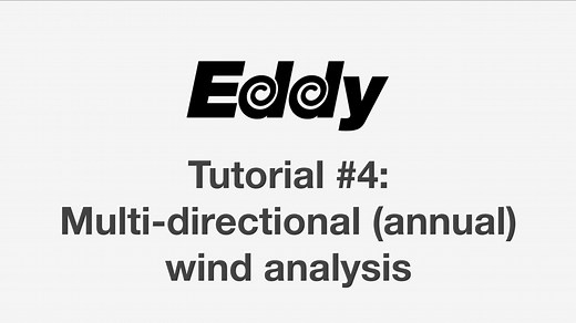 Eddy3D - Multi-directional / annual wind analysis