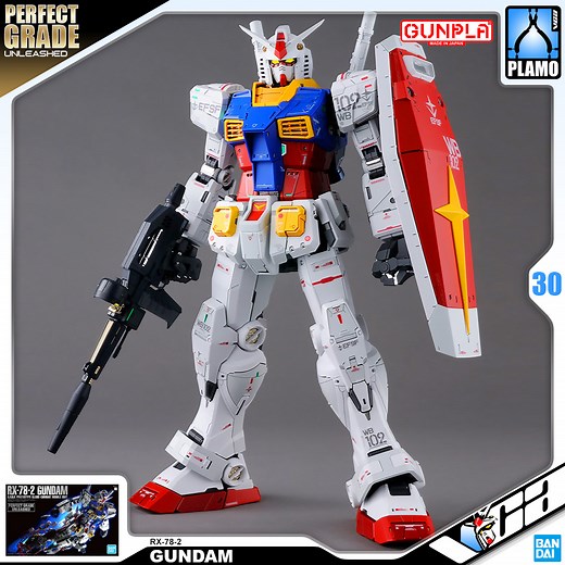 Bandai® Perfect Grade Unleashed PG RX-78-2 GUNDAM 40th Anniversary Ver
