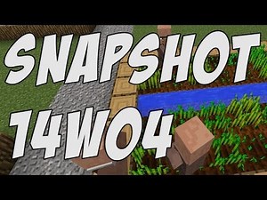 Minecraft 1.8: Snapshot 14w04 - New Villager A.I., Better Item Frames & Skins, Mossy Cobble Crafting