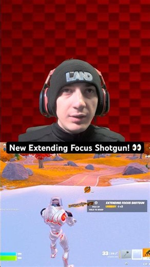 New Extending Focus Shotgun in Fortnite! 👀 #Shorts