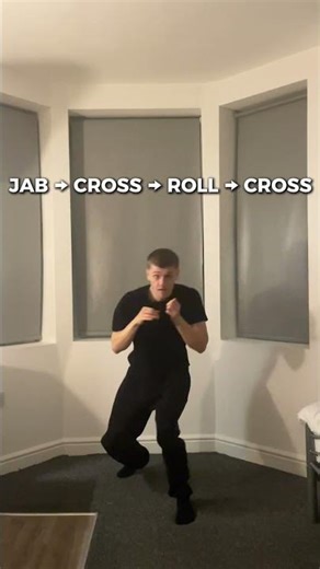 Jab Cross Roll Cross Boxing Combo - Shadow Boxing Follow Along
