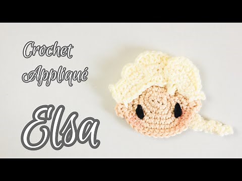 Elsa | Crochet Disney Princess Appliqué
