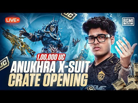 100,000 UC ANUKHRA X-SUIT OPENING | JONATHAN IS BACK!! | BGMI!