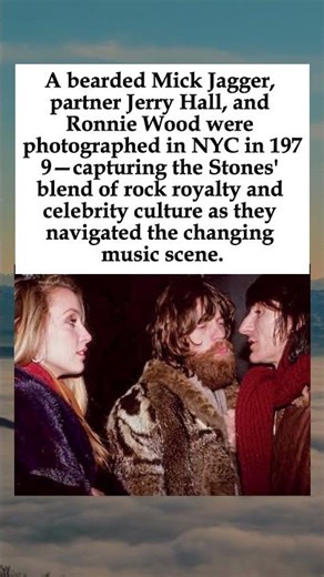 1979: Mick Jagger, Jerry Hall & Ronnie Wood—The Rolling Stones' Glamorous Late‑70s Moment#MickJagger