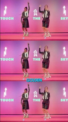 Golden #dancechallenge is out now on our channel✨Dance with us!#dance #dancetutorial #golden #shorts