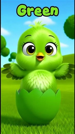 Learn Colors with chicks 🟢🔴🔵🟡 | Cartoon for Kids | Nursery Rhymes & Kids Songs #shorts #baby