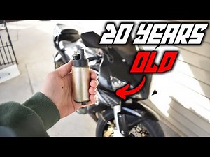 Replacing Fuel Pump On 04 Honda CBR 600RR! (In Depth How To)