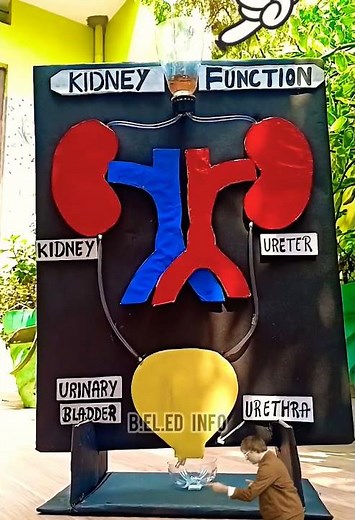 School Science projects l Kidney working model #diy #diycraft #beledinfo