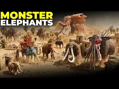 Zoochosis Elephant vs Colossal Wholly Mammoth | Monster Elephant Size Comparison