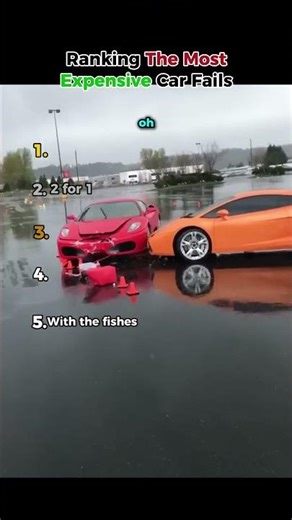 Ranking 5 MOST Expensive Car crashes