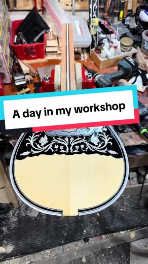 Another day in my workshop in Astoria, New York 🇺🇸 Inlay work, binding details and bouzouki builds in progress… Step by step. bouzoukispace #bouzouki #makisnikolopoulos #nyc #newyork #astoria