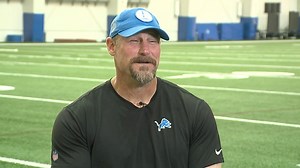 INTERVIEW: Dan Campbell has an approval rating from Lions fans not seen in generations. We talked about that — including kids dressing up as the coach for Halloween. The Lions aim to bounce back on Monday Night Football, airing on WXYZ. Campbell says the NFL is taking notice of Detroit’s home field advantage, and the atmosphere is what they aimed to build when he arrived. | Brad Galli WXYZ