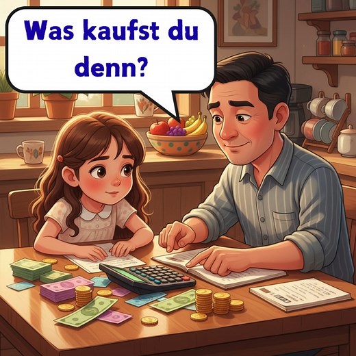 Deutsch Lernen mit Dialogen | Discussing Pocket Money #deutschkurs appointment #learngerman #easygerman #einfachdeutsch #deutschlernen #learngerman #easygerman #einfachdeutsch #deutschland #germanlanguage #deutschkurs #germany #deutschkurs | Deutsch Lernen