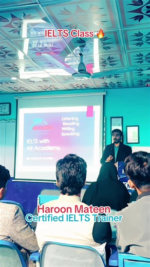 Register for IELTS Class with Sir Haroon Mateen