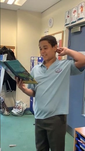 Thomas Bewick School's Class 28 Pupil Reads 'The Smartest Giant in Town'