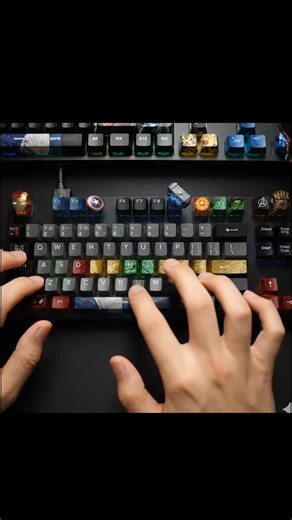 "Ben 10 x Marvel Keyboard ASMR | Custom Keys with Satisfying Typing Sounds! #ASMR #Ben10 #Marvel