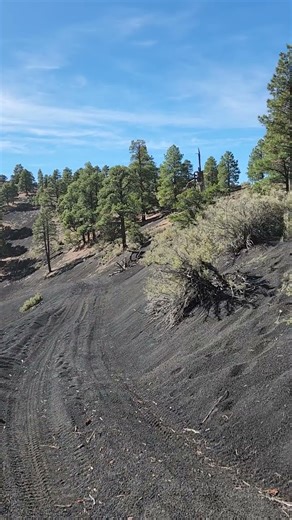 On top of an extinct volcano at Cinders OHV in Flagstaff AZ