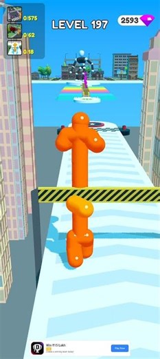 Tall Man Run Gameplay Level 1–20 | Biggest Giant Run Ever! 😱