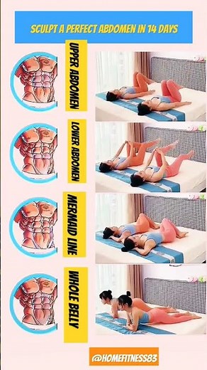 Super effective ab workout exercises four moves to teach you#exercise #corechallenge#abs#shorts