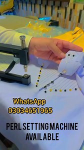 321K views · 6.4K reactions | #Pearl #Setting #Machine | Co-Tailor | Facebook