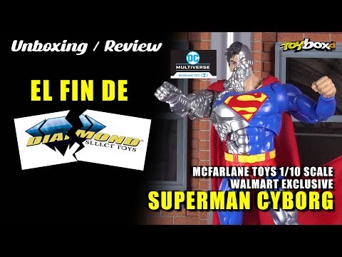 McFARLANE TOYS SUPERMAN CYBORG DC Multiverse Walmart Exclusive Unboxing & Review