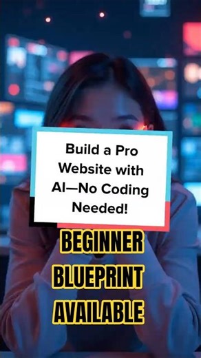Build a Pro Website with AI—No Coding Needed!