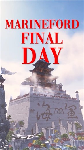 We recreated Marineford in Minecraft Hardcore #minecraft #onepiece