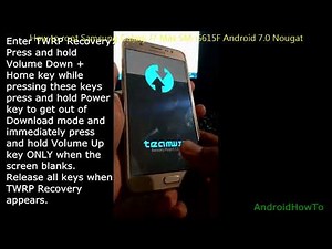 How to root Samsung Galaxy J7 Max SM-G615F Android 7.0 Nougat