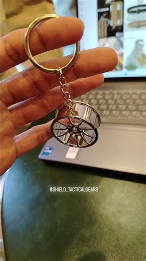 Alloy wheel keychain for car lovers 🛞🚗#reels #tacticalboots #militarystyle