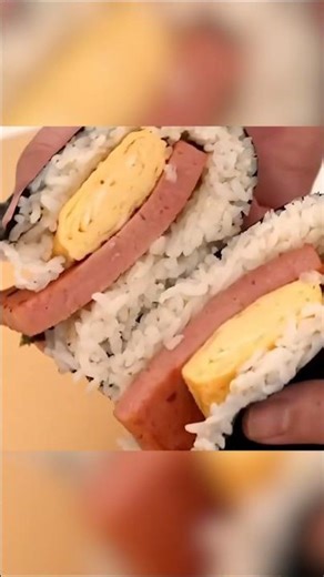 How to Make Spam Musubi in Under 1Minute (Easy Recipe, No Mold)#cooking #sushi #cheese #recipe #food