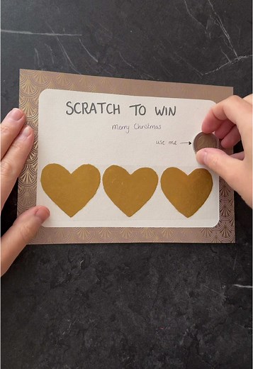 DIY Scratch Card Tutorial for Unique Christmas Gifts