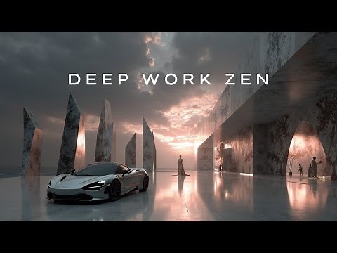 Deep Work Zen | Futuristic Focus Music ~ Chill Ambient Sounds for Concentration