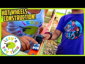 HOT WHEELS GOPRO CONSTRUCTION ZONE! Toy Cars